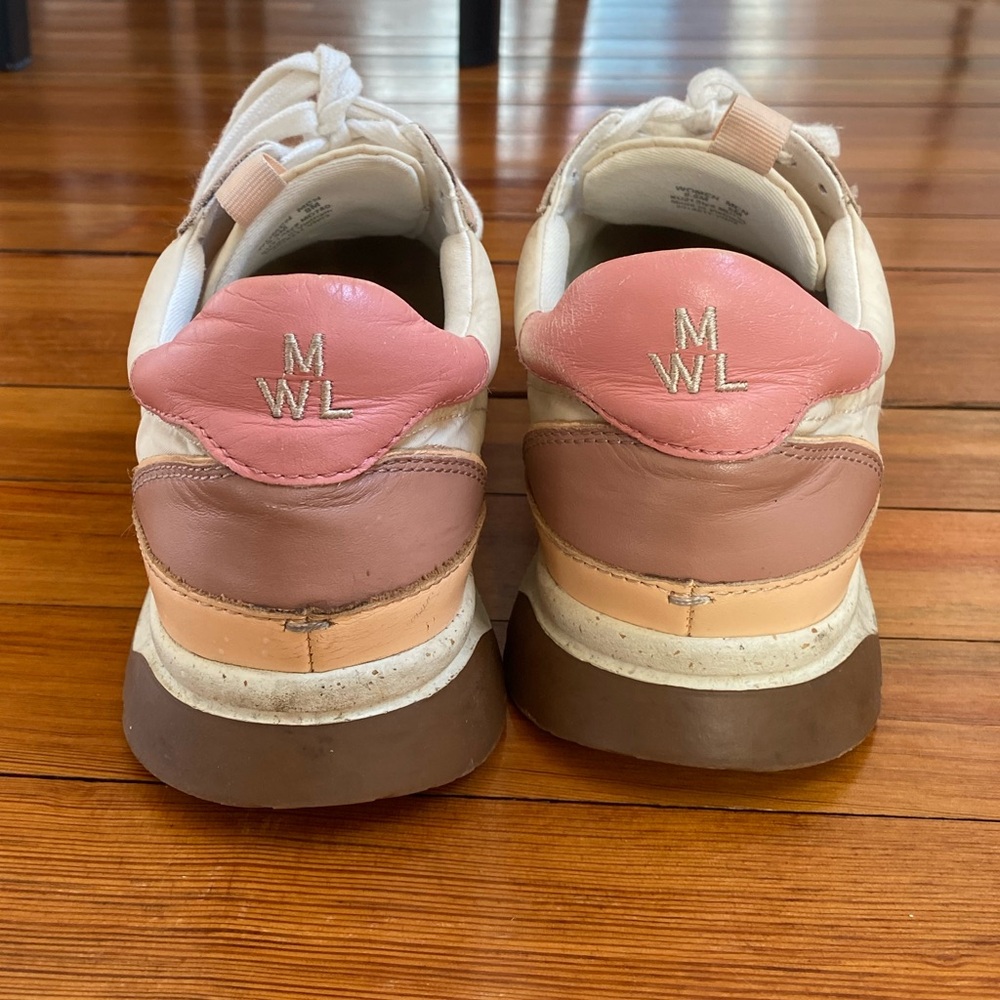 Madewell Kickoff Trainer Sneakers in Washed Nylon & Leather - Picture 8 of 11
